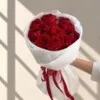 Букет из 11 красных роз Ред ай в авторской упаковке